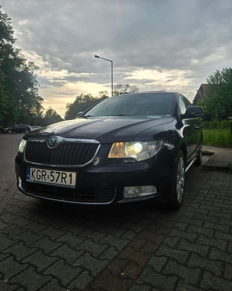 Skoda Superb cena 24900 przebieg: 288000, rok produkcji 2009 z Kraków małe 79